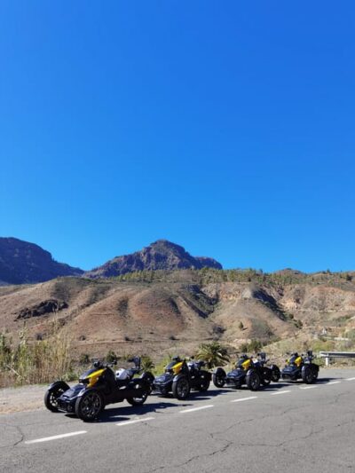Maspalomas: Ryker Moto Tour to Fataga (Mountain buggy) - Getting ready in the office/garage: helmets, paperwork, and first-turn confidence