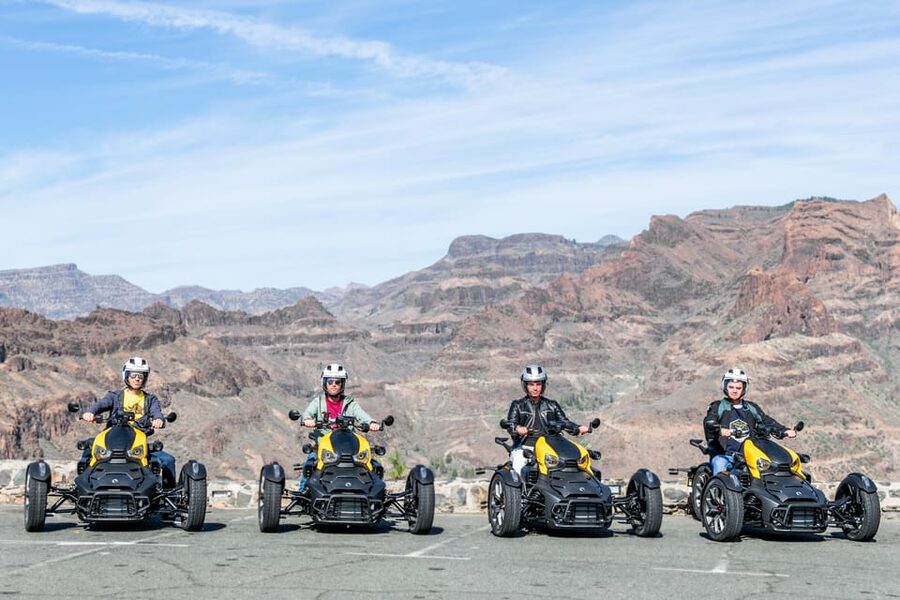 Maspalomas: Ryker Moto Tour to Fataga (Mountain buggy) - Fataga: the payoff village stop where you can actually slow down