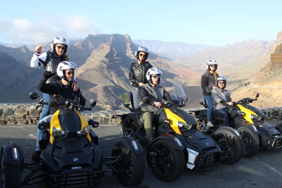 Maspalomas: Ryker Moto Tour to Fataga (Mountain buggy) - Riding logistics that matter: sharing one motorcycle and switching drivers