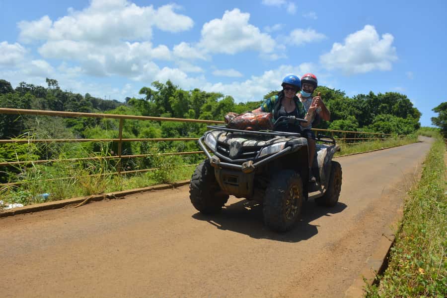 Mauritius: Full-Day Quad Bike Tour with Lunch - Rochester Falls swim: fun, but timing matters