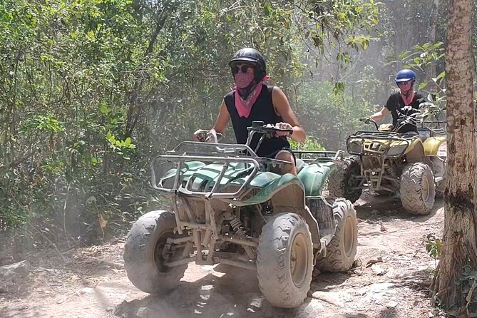 Maya Adrenaline Tulum: Cenote + 5 Ziplining + ATV Adventure - What you’ll do: ATV, zip lines, rappelling, and a sacred cenote