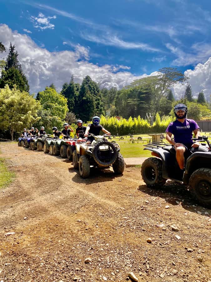 Medellin: ATV Tour 3 Mountains - The ride itself: farms, fields, valleys, and off-road trails