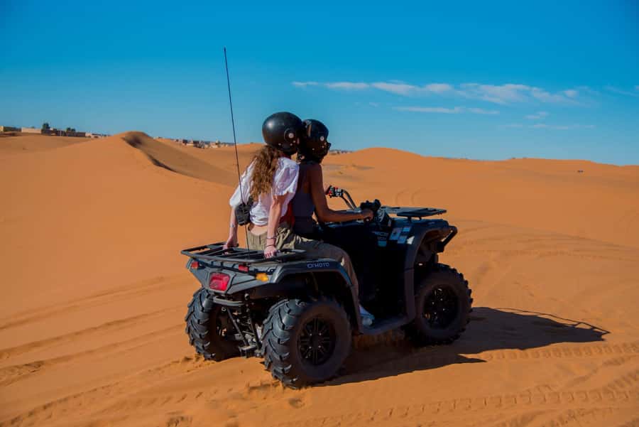 Merzouga : Adventure Quad Bike Safari, & Sandboarding - Sunset Views, Photo Stops, and the End-of-Ride Tea