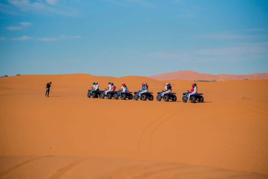 Merzouga : Adventure Quad Bike Safari, & Sandboarding - Meeting Point at ATV / Quadbike + Sandboarding Merzouga Desert