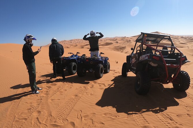 merzouga Desert 1 hour or two hour Quad Bike, and sandboarding - Guides who set the tone: Hassan, Hamed, Mohammed, and Osama