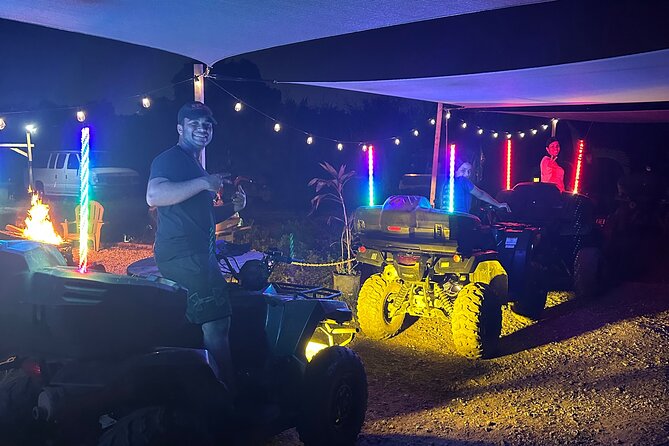 MIAMI ATV Night/day Ride with LED Lights NO HIDDEN FEE - Your ATV Setup: Automatic Honda 4x4, Helmets, and Lockers
