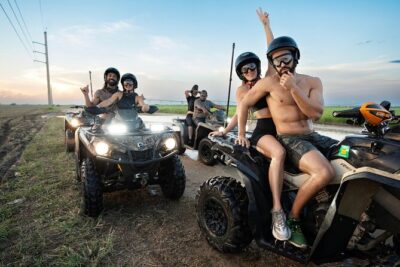 Miami ATV Rental with Security gears and Videos - Homestead Farm Scenery: Sunflowers, Corn Fields, and the Bee Hives Moment