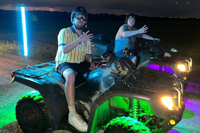 Miami (Bad A") Glow in the Dark ATV Riding Experience #1TOP Rated - On the trail: headlights, pace, and the mud factor