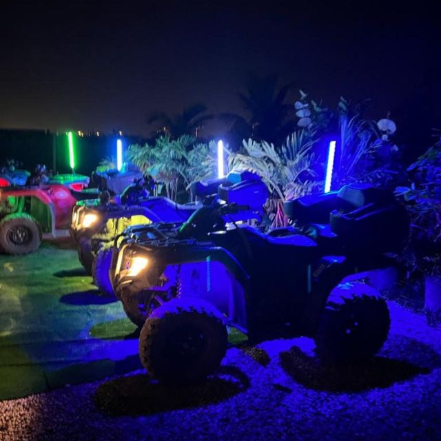 Miami Park Entrance Glow in the Dark ATV Riding Experience - The Ride Itself: Headlights, Night Fields, and Stargazing Breaks