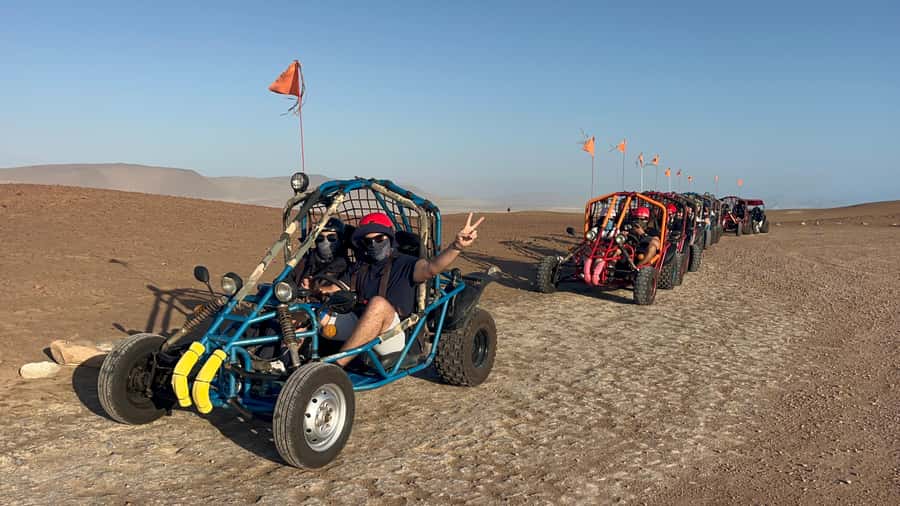 Mini Buggy GO KART in Paracas National Reserve - The Upper Viewpoint: Panoramic Desert and Ocean Glance
