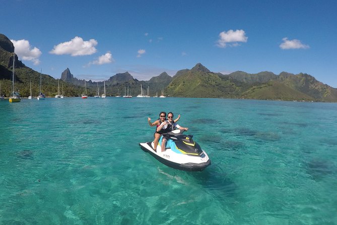 Moorea Combo 3 hours Jet Ski & 3 hours 30 ATV - ATV/quad inland: pineapple fields, stop breaks, and Magic Mountain views