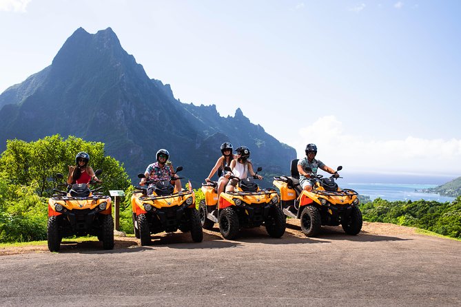 Moorea Explorer Atv Quad Tour - Belvedere Lookout: bays, Mount Rotui, and real photo time