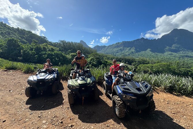 Moorea Solo or Twin 3 hours 30 ATV Tour - Stop 2: Belvedere Lookout and Opunohu Valley views