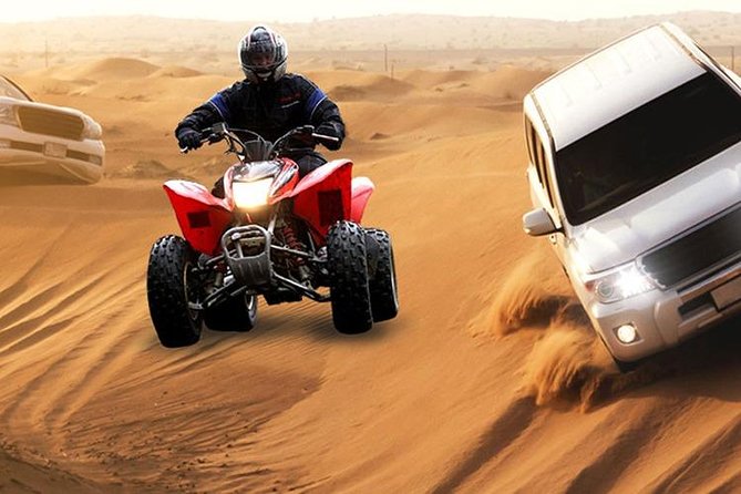 Morning Desert Safari with Quad Bike, Sand Boarding and Camel Ride - Pickup and the Air-Conditioned Ride to the Red Dunes