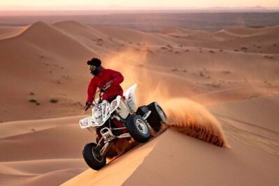 Morning Desert Safari with Quad Bike, Sand Boarding and Camel Ride - 4x4 Dune Bashing (30–40 Minutes): The Main Event
