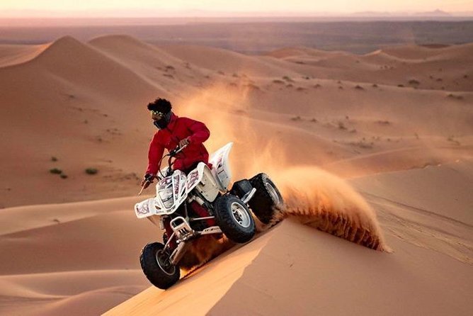 Morning Desert Safari with Quad Bike, Sand Boarding and Camel Ride - 4x4 Dune Bashing (30–40 Minutes): The Main Event