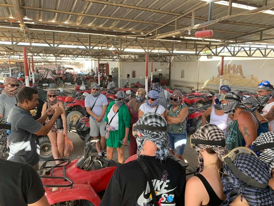 Morning Trip: Desert Safari Riding a Speed Quad Bike, Pickup - Hurghada Pickup and the Trip to the Quad Test Station