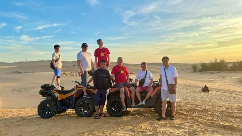 Mui Ne: Group Tour & Sunrise/Sunset Quad Bike Adventure - Fishing Village Basket Boats: Color, Seafood, and a Quick Culture Moment
