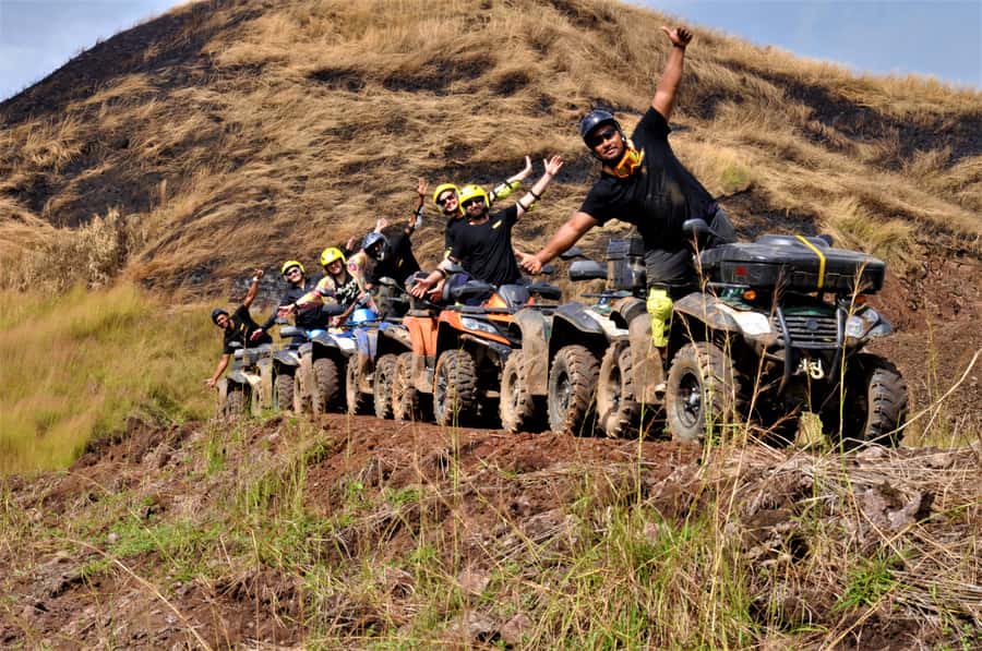 Nadi: Quad Bike ATV Off-Road Adventure Tour with Transfers - Safety briefing first: helmets, knee and elbow protection, and glasses