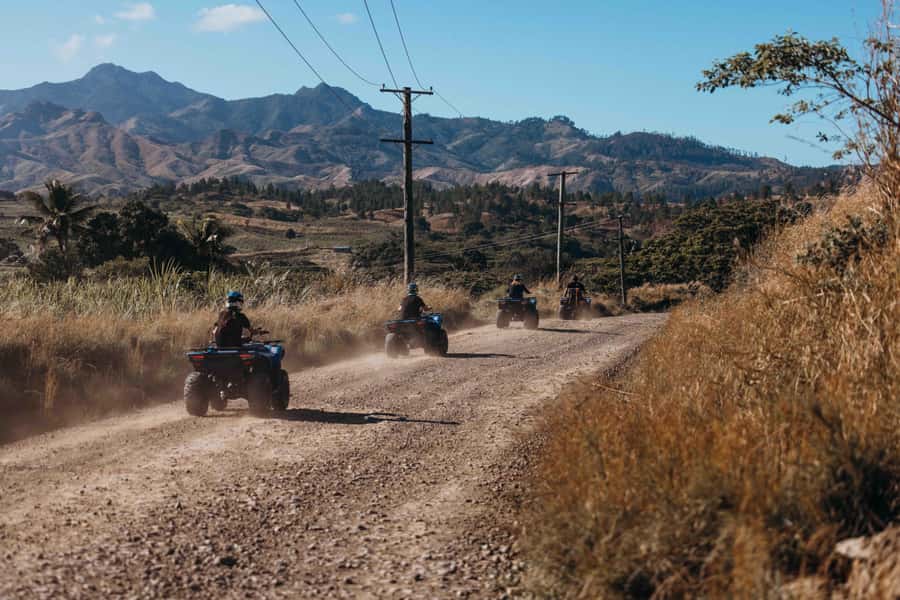 Nadi: Quad Bike ATV Off-Road Adventure Tour with Transfers - The route begins with Nadi back roads and temple-adjacent scenery
