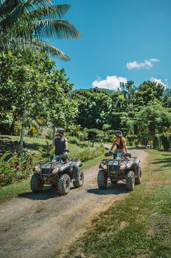 Nadi: Quad Bike ATV Off-Road Adventure Tour with Transfers - Mud puddles (seasonal), then up to the Mamanuca view plateau
