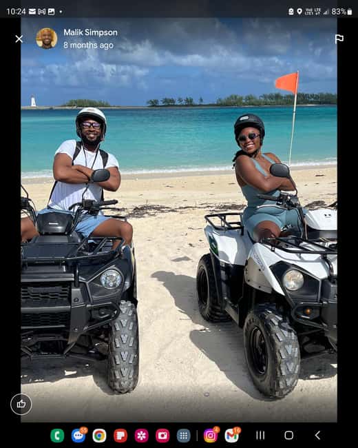 Nassau, Bahamas: ATV Quad Bike Rental - West Bay Street to Cable Beach: The Nassau Day-Pacer That Keeps You Relaxed