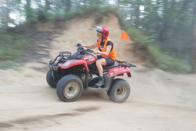 Noosa Quad Bike Tours - The practice track: where first-timers get their bearings