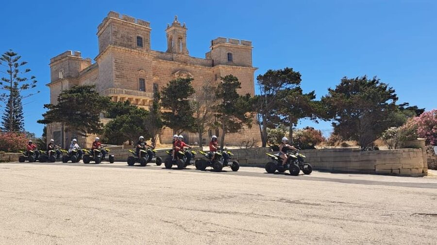 North Malta: Quad Bike Tour with Scenic Land, Sea & Swimming - Selmun and Fort Campbell: the first taste of the route