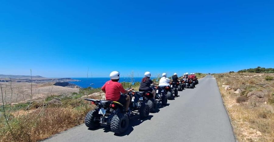 North Malta: Quad Bike Tour with Scenic Land, Sea & Swimming - Radar station viewpoints: where Gozo and Comino come into view