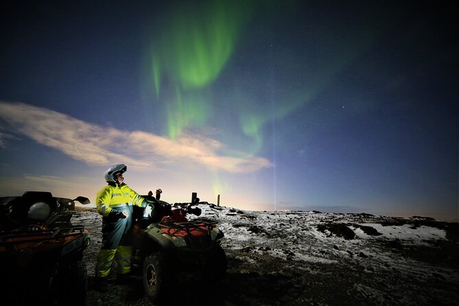 Northern Lights ATV Quad Adventure from Reykjavik - Hafravatn Lake and Mount Hafrafell: the aurora hunt route