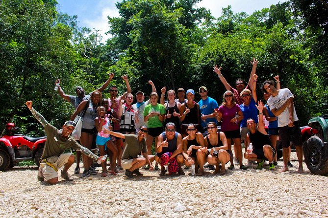 Off Road ATV Tour at the Akumal Monkey Rescued Animals Sanctuary - ATV Ride Setup: Helmets, Goggles, and Getting Comfortable Fast