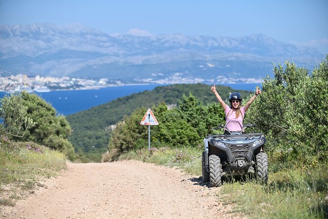 Off road Quad Adventure Tour on Island Čiovo - The viewpoint time: Split and surrounding islands from Čiovo