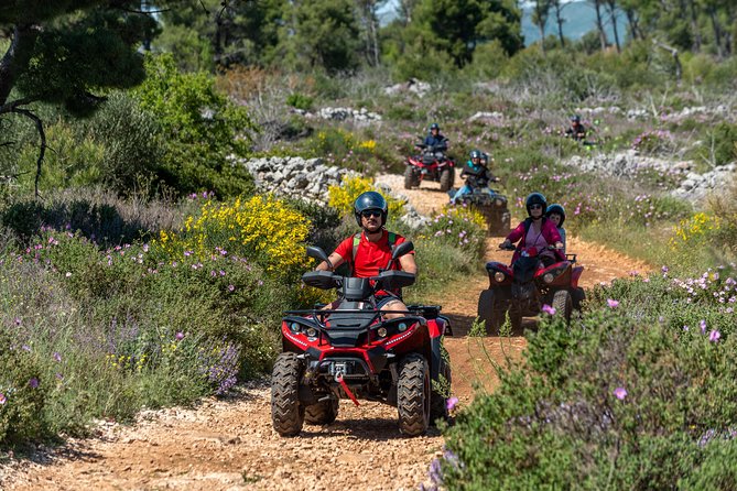 Off road Quad Adventure Tour on Island Čiovo - The 3-hour tour with swimming: a sea-side route and a hidden beach
