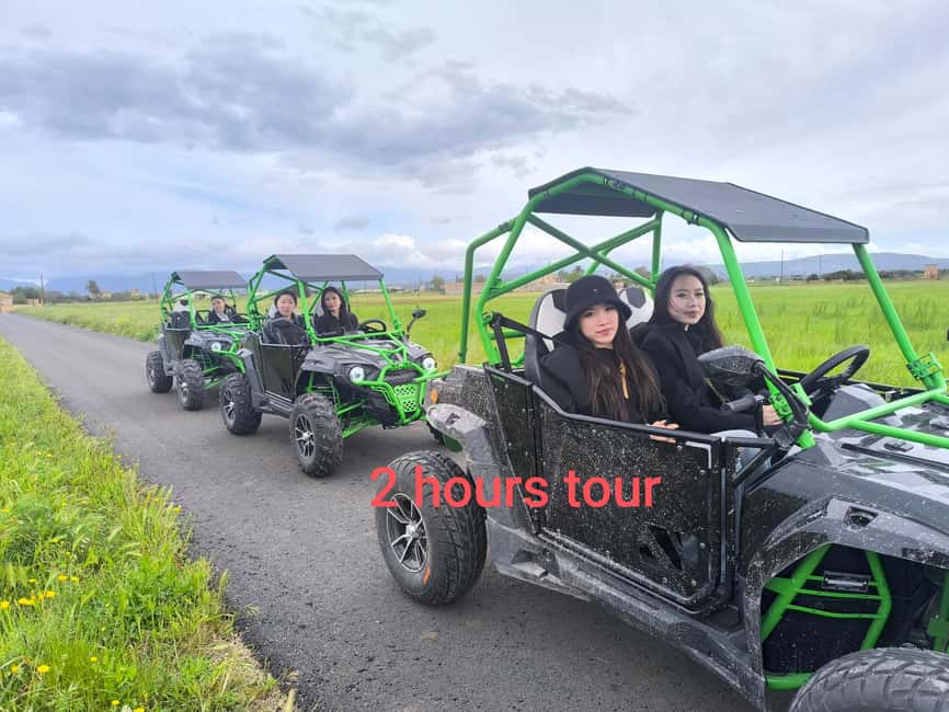Palma de Mallorca: 2-Seater Buggy Adventure - Palma de Mallorca Buggy Tour Value: $46 for driving plus a real swim stop
