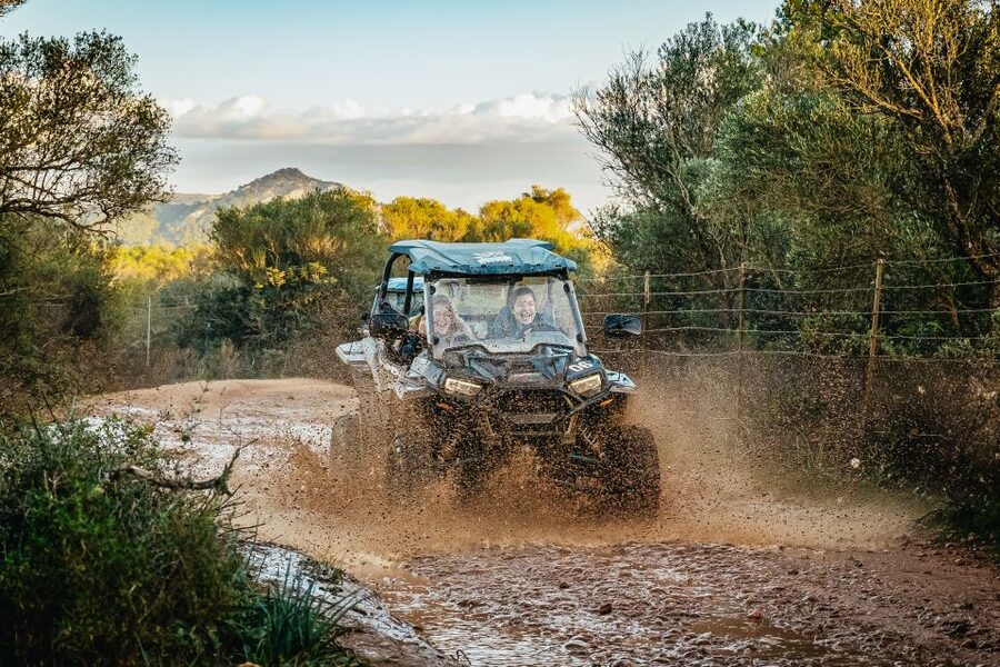 Palma de Mallorca: Off/On Road Buggy Tour with 2 or 4 Seater - Sant Jordi to the off-road track: the fun turns real