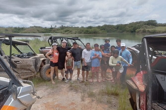 Panama City: ATV Jungle Adventure Discover Volcano & Waterfall - El Chorro Macho waterfall stop: misty breaks, muddy stairs, and unclear swim time