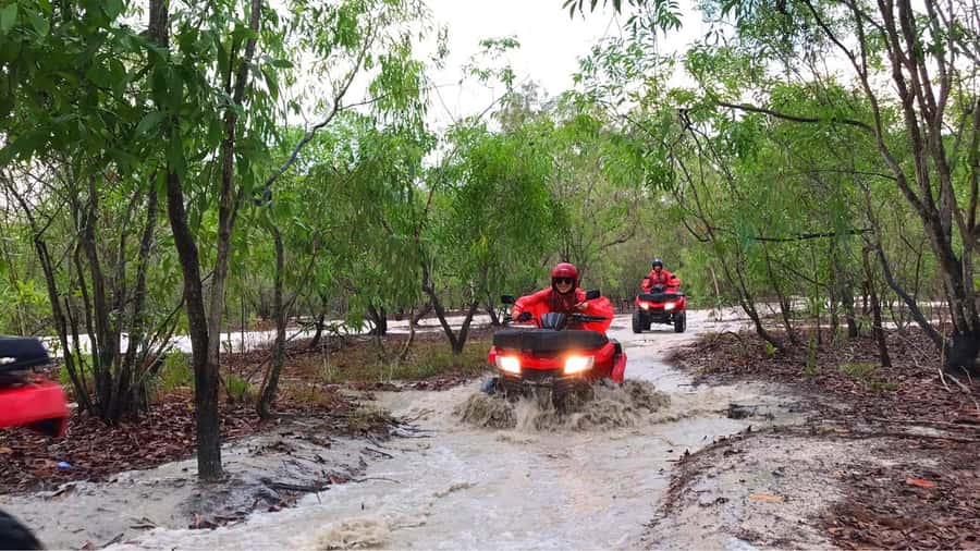Pattaya: Eco ATV Off-Road Experience - Terrain Details: Dirt Roads, Sand, and Mud Trails
