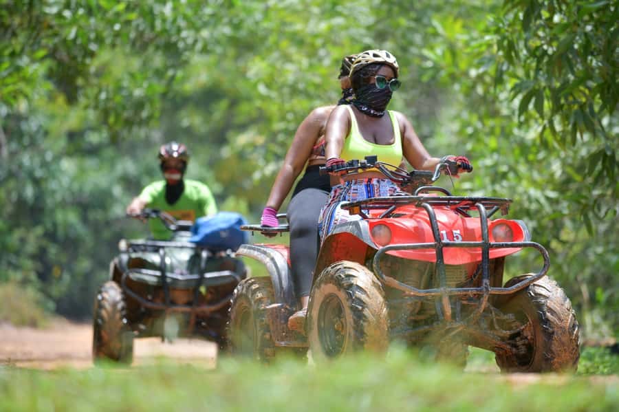 Phuket: ATV Mangrove Jungle & Hidden Beach Tour - Automatic ATVs and the warm-up track: perfect for first-timers (and nervous riders)