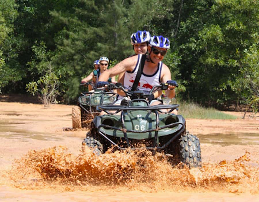 Phuket: ATV Mangrove Jungle & Hidden Beach Tour - From pick-up to helmets: how the tour gets you ready fast