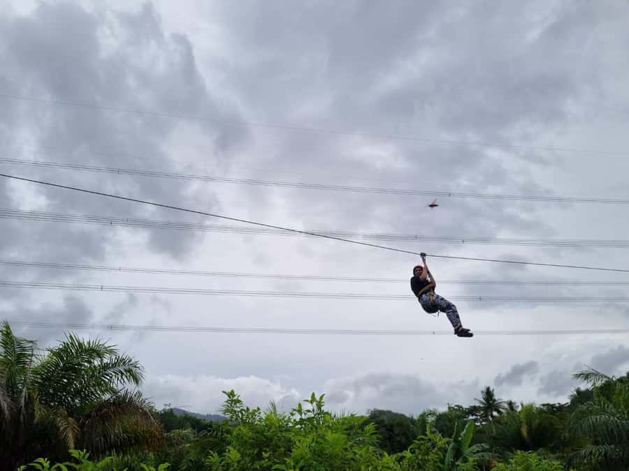 Phuket: Monkey Cave, Water Rafting, Zipline with ATV Option - Lunch at the camp + mini-trek: the recovery break you actually need