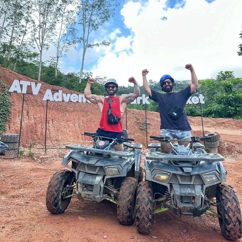 Phuket Ultimate Combo: Jungle ATV & Zipline Adventure - ATV in the jungle: fun, muddy, and more hands-on than you think