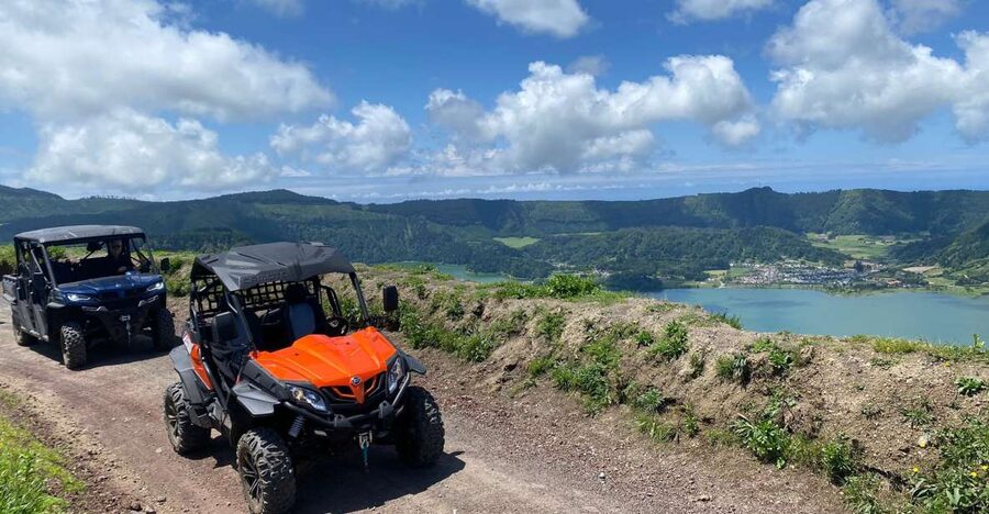Ponta Delgada: São Miguel Buggy Tour Around Sete Cidades - Cumeeiras and the volcano rim: where the drive turns more serious