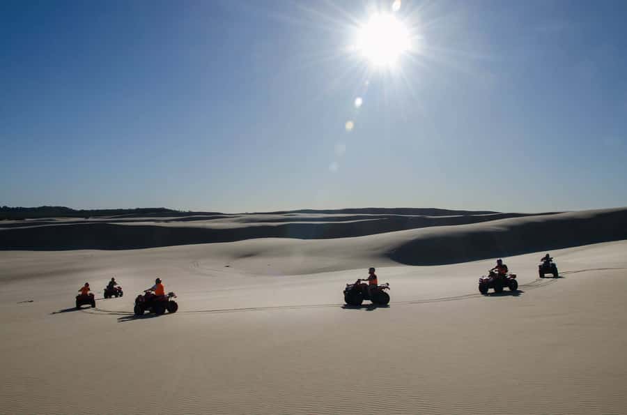 Port Stephens: Worimi Sand Dune Quad Bike Adventure - Meeting in Williamtown and Getting Ready to Ride