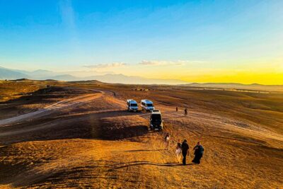 Premium Agafay Desert: Camel, Quad, Dinner & Fire Show - Sunset Quad Riding: How the ATV Time Works