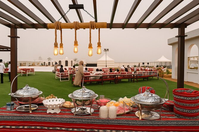 Premium Desert Safari Dubai with BBQ and ATV - The show: belly dance (2), Tanoura spinning, and a fire finale