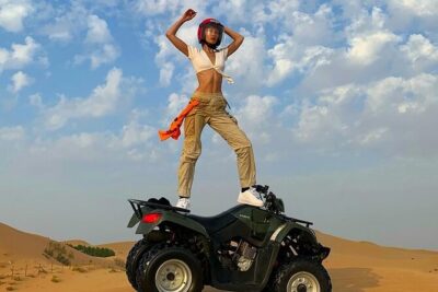 Premium Evening Desert Safari with Quad Bike, Camel Ride and BBQ Dinner - Quad bikes over the dunes: what 30 minutes feels like