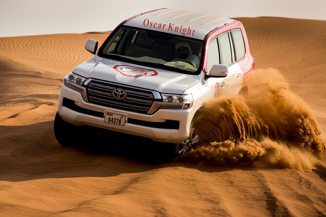 Premium Morning Red Dunes with Quad Bike - Pickup and drop-off in a Dubai land cruiser (and why it’s valuable)