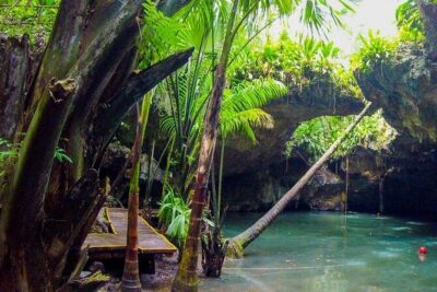 Private Jeep to Jade Cavern, Punta Sur & ATV Tour: All-Inclusive - Jade Caverns (Cenote Chempita): the swim-jump payoff