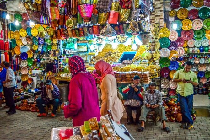 Private Marrakech excursion, camel ride or quad from Casablanca - Jemaa el-Fnaa and Souk Semmarine: Where Marrakech talks back