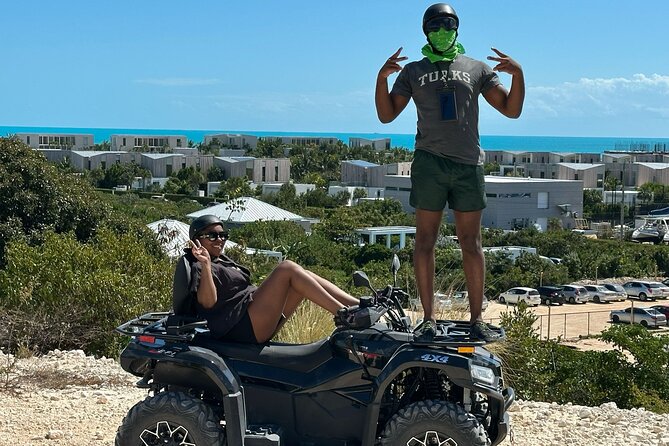 Providenciales ATV/UTV Beach Bounce Tour - Long Bay Beach: kiteboarding views and a Tiki Bar break
